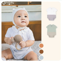 BU Baby (1M-12M) Body chip ngắn tay cài giữa cổ Peter Pan BBB2302PP  bé trai –  bé gái – Quần áo