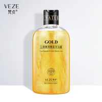 24K Gold Shower Gel Whitening Moisturizing Nourishing Care Bath Lotion Deep Cleansing Foam Body Wash Long Lasting Skin