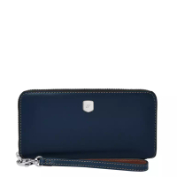 Fossil Fossil Lennox Zip Continental Wallet Insignia Blue Tas Wanita - SL10037-545