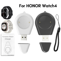 Portable Power Adapter Charger Rack Station Bracket for Honor Watch 4 Smartwatch Magnetic USB Charging Cable