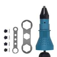 Rivet gun electric drill accessories, nuts riveting core pulling conversion tool joint hardware