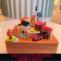 {可刷卡 打統編}臺灣jeancard秋季火車木音樂盒八音朋友生日禮物圣誕節森活趣情人