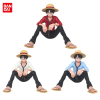 Cute Action Figure One Piece Monkey D Luffy Sabo Ace Luffy Gear One Piece Figurine With Sofa 13cm For Car Home Decoration Toys