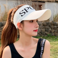 Sports running empty top sun protection baseball cap ins fashion explosion letter UV protection sun 