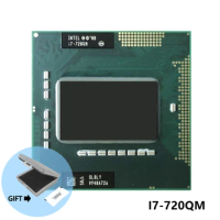 Intel Core i7-720QM i7 720QM SLBLY 1.6 GHz Quad-Core Eight-Thread CPU Processor 6W 45W Socket G1 / rPGA988A