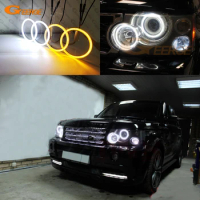 For Land Rover Range Rover Vogue L322 Sport HSE L320 Ultra Bright Refit Day Light Turn Signal SMD LED Angel Eyes Kit Halo Rings