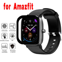 9D Tempered Soft Glass Watch Film For Amazfit BiP S U 3 Pro Screen Protector For amazfit gts 2 3 2E 2 4 mini GTR 2 2e glass