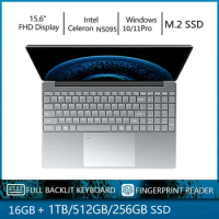 Hot sales laptop 15.6 Inch IPS Ram16GB Intel 11th Celeron N5095 computador Windows 10 11 Pro Office Notebook Pc Portable