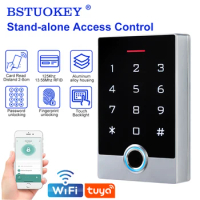 Wifi Fingerprint Smart Electric Door Lock Touch Keypad with Digicode | Temporary Code | IC Card | App Unlock Tuya Access Control