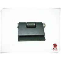 1/2" x 4" x 3 - 6mm 黑鐵厚紐 後紐 後扭 後鈕 后鈕 厚鈕 轉軸 門片 旋轉片 門軸 [天掌五金]