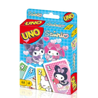 uno flip! Board Games UNO Sanrio Card Game uno No mercy Christmas Card Table Game Playing for Adults Kid Birthday Gift Toy