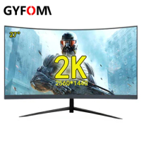 27 inch 75hz Curved Monitors Gamer LCD Monitor PC HD Gaming monitor for Desktop HDMI compatible Monitor 2k displays for Computer