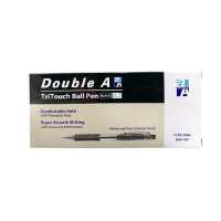 【Double A】按壓式原子筆-黑 0.7mm DABP18001(12支/盒)