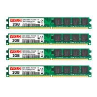 4Pieces set DDR2 2GB 800Mhz PC2-6400 DIMM Desktop PC RAM 240 Pins 1.8V NON ECC 2RX8 2-sides, 8chips per side No-ECC