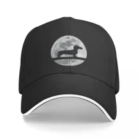 New Dachshund Dog Night Moon dachshund Lover Baseball Cap Trucker Cap Designer Hat Hat For Girls Men's