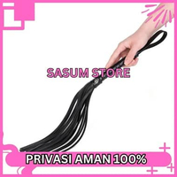 MAINAN CAMBUK KULIT PU WANITA BULU SLAVE CAMBUK PERMAINAN DEWASA