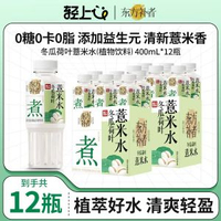 椰泰轻上东方补者苹果黄芪水冬瓜荷叶薏米水免熬煮植物饮料整箱-【400ml*12瓶】冬瓜荷叶薏米水