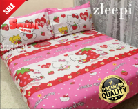 SEPREI KARAKTER ANAK HELLO KITTY //SEPRAI HALUS KATUN MICRO // SPREI UK 180 160 120 // SPREI KUALITA