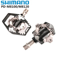 Shimano Deore XT PD-M8100 PD-M8120 Race SPD Pedal MTB Mountain Bike Pedals With SM-SH51 Cleats