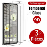 3Pcs Tempered Glass For Google Pixel 7A 6A 2 3 4 5 6 7 Pro 5A 5G 4A 4G 3A XL Pixel7 Pixel6 Pixel5 Screen Protector Cover Film
