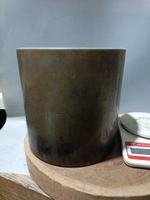 日本回流古董老銅火缽銅爐，嵌銀，全品，皮殼一流，大正時期青銅