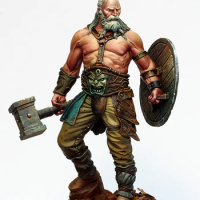 1/24 Resin Figure Model Kits barbarian warrior Unassambled Unpainted S98