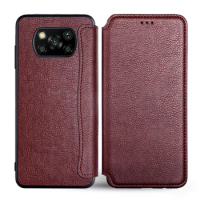 Case for Poco X3 Pro X3 NFC X3 GT 5G funda Leather flip cover with card slot no magnet capa for Xiaomi POCO X3 Pro case coque