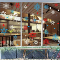聖誕節雪花 櫥窗玻璃壁貼 貼紙【BlueCat】【XM0397】