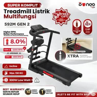 Treadmill Elektrik REDPANDA 592M GEN 2 Multifungsi Murah Listrik Lipat Portable Low Watt Gym Fitness