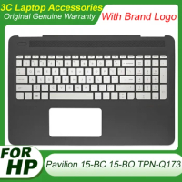 Original New Keyboard For HP Pavilion 15-BC 15-BO TPN-Q173 Laptop Palmrest Upper Case Cover With Backlight Keyboard 858971-001