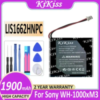 KiKiss Battery LIS1662HNPC SP 624038 (WH-1000xM3) 1900mAh For Sony WH-CH710N/B WH-XB900 WH-XB900N WH-1000xM3 WH-1000MX4