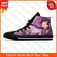 Japanese Anime Manga Cartoon Code Geass Lelouch Casual Cloth Shoes High Top Lightweight Breathable 3D Print Men Women Sneakers