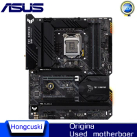 For Asus TUF GAMING Z590-PLUS WIFI Original Desktop for Intel Z590 DDR4 PCI-E 3.0 Motherboard LGA 1200 USB3.0 M.2 SATA3