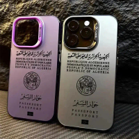 Ốp Điện Thoại Hộ Chiếu Algeria, Dành Cho iPhone 16, 14, 17, Air Pro Max, 15Plus, 11, 13, 12, 16e, XS