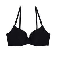 บราม้วนได้ ไร้โครง Wacoal Mood Travel Bra รุ่น MM1E83 สีดำ