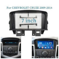 7 inch Android Car Fascia Radio Panel for CHEVROLET CRUZE 2009-2014 Dash Kit Install Facia Console Bezel Adapter Plate Cover