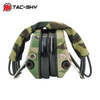 TAC-SKY Tactical Headset SORDIN IPSC Pickup Noise Reduction Silicone Protective Earmuffs Hunting Airgun Shooting Headphones MC