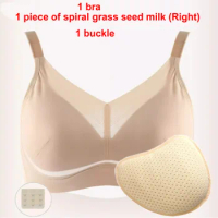Women's Daily Pocket Mastectomy Bra + Grass Seed Breast Pad Set 6612