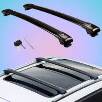 2PCS fit for Subaru XV 2018-2023 Roof Rail Rack Crossbars cross bars Lockable Aluminum Alloy