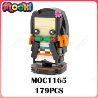 MOC1165 Creativity Kamado Nezuko Action Figure Building Blocks Anime Demon Slayer Characters Model Assembly Bricks Toys For Kids