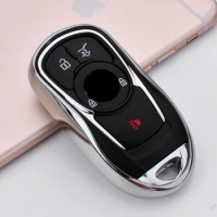 Tpu Car Key Cover Case For Buick Envision Verano Lacrosse Enclave Encore For Opel Corsa For Chevrolet Key Holder Accessories