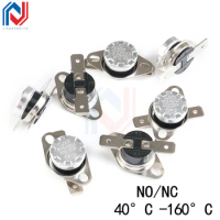 2Pcs KSD301 250V 10A 40~160 degree Ceramic Normally Open/Normally Closed Temperature Switch Thermostat 40 70 80 90 100 110