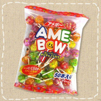【江戶物語】日本 Ribon 立夢棒棒糖 50支入 5種類-草莓/青蘋果/可樂/檸檬/橘子 棒棒糖 拜拜 開學季