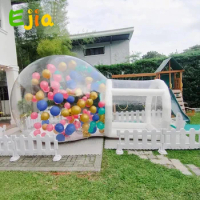 Birthday Kids Party Balloons Fun House Giant Clear Crystal Igloo Inflatable Dome Marquee Transparent Inflatable Bubble Tent