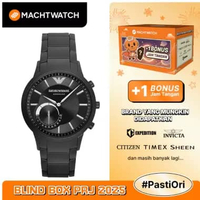 Jam Tangan Pria Emporio Armani Hybrid Smartwatch ART3001 Men Black Dial Black Stainless Steel Strap