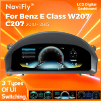 Car LCD Screen Dashboard Panel Digital Cluster Instrument Speedometer For Mercedes Benz E Class W212 E200 E230 E260 E300 S212