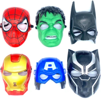 New Marvel Avengers 3 The Avengers Action Figure Toys Superhero Masks Spiderman Iron Man Hulk Cartoon Party Mask Cosplay Mask