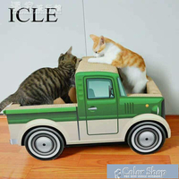 貓抓板汽車形貓抓板大號綠皮卡車貓玩具特大磨爪器耐磨貓爪板窩貓咪玩具