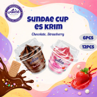 Aice Ice Cream Sundae Chocolate & Strawberry Sundae 6pcs 12pcs 24pcs