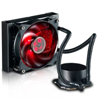 B120i CPU Water Cooler 120mm Red LED Quiet Fan For Intelo LGA 2011-v3 2011 1366 115X 775 CPU Liquid cooling Cooler Master